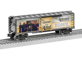 Happy Retirement Personalized Boxcar